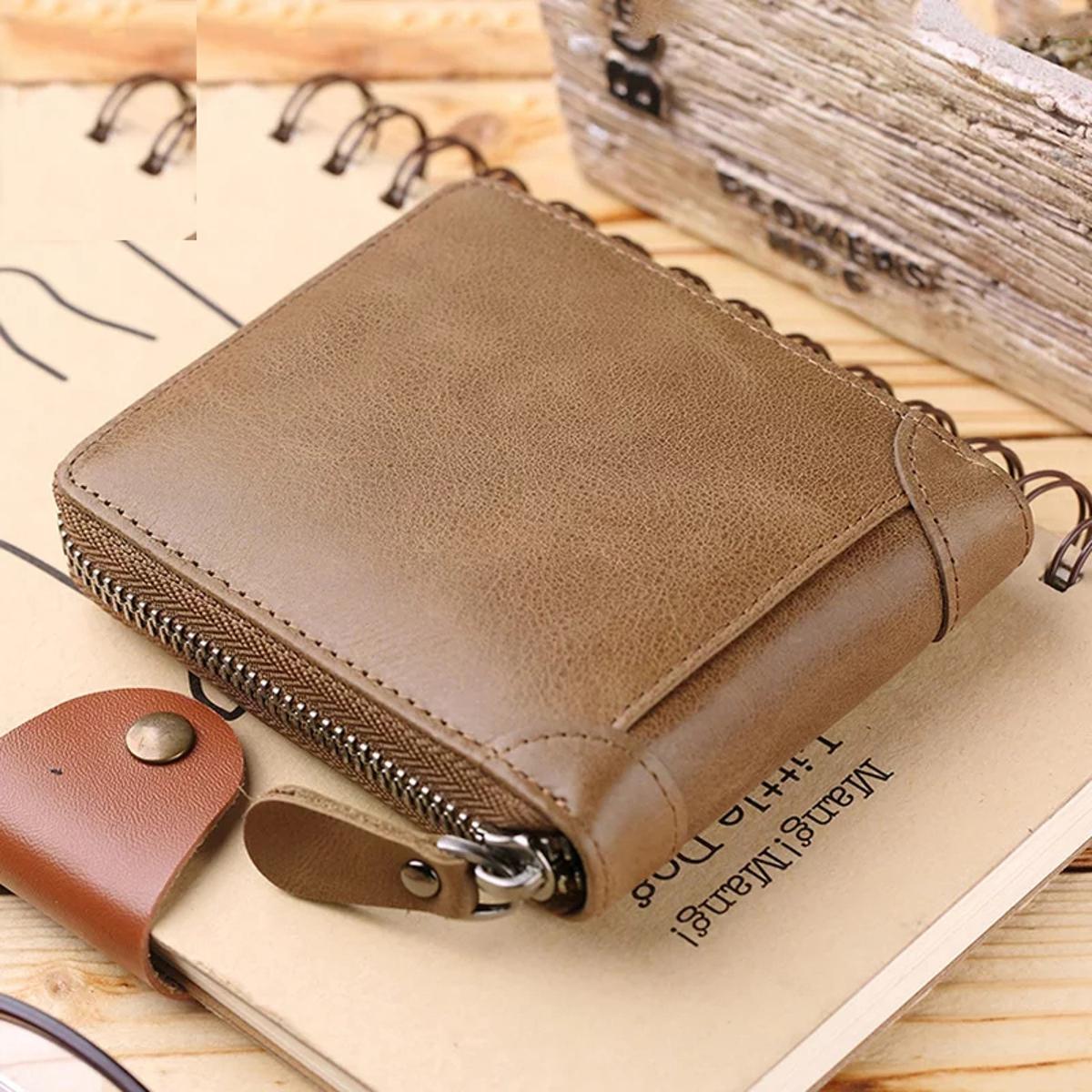 Slim Wallet for Men | Smart & Stylish PU Leather Wallet | 6 Card Slots, Cash Pocket, ID Window | Pocket-Friendly Card Holder Purse